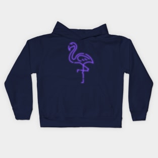 The Purple Flamingo edit Kids Hoodie